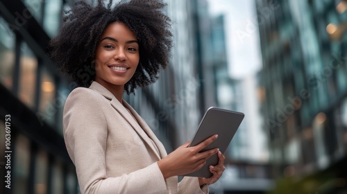 The Businesswoman with Tablet