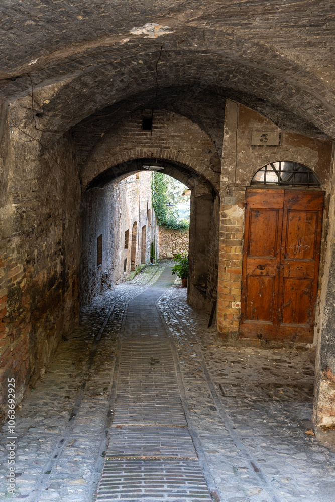 Fototapeta premium Spello is an ancient town and comune of Italy, in the province of Perugia in eastern-central Umbria