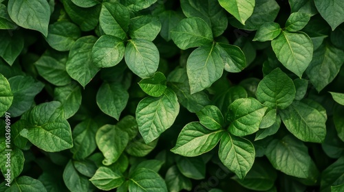 Natural background with tropical leaves. The texture of a green leaf