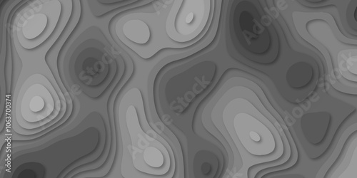 Abstract luxury multicolor modern 3d papercut background. Minimal abstract vector wave carve diamond topography line circle creative topography map circle and wave line smooth multilayer pattern.