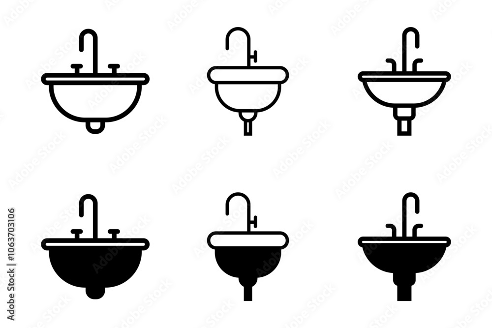 Bathroom sink unit line icon, outline vector sign, linear style pictogram isolated on white. Symbol, logo illustration.
Bathroom sink unit line icon, outline vector sign, linear style pictogram isolated on white. Symbol, logo illustration.