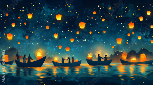 background with lights