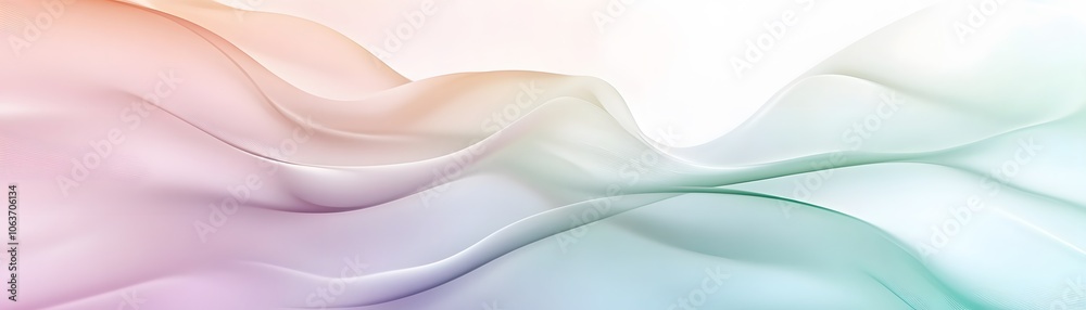 Abstract Wavy Lines in Pastel Colors Abstract Wavy Lines in Pastel Colors