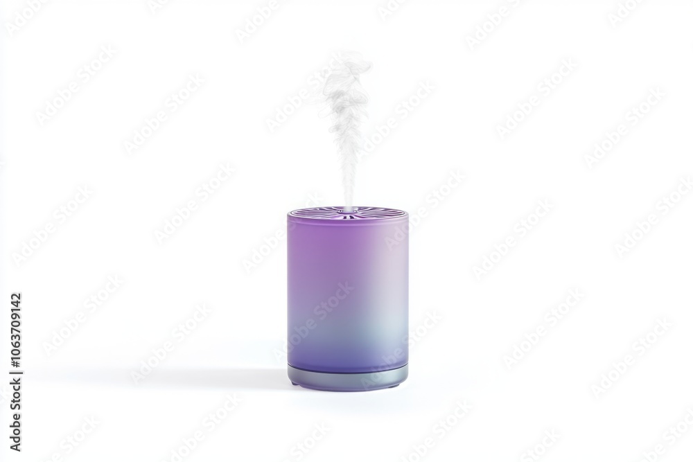 A vibrant purple glass with steam rising elegantly. This artistic representation captures the essence of relaxation and aromatic experience. Generative AI. A vibrant purple glass with steam rising elegantly. This artistic representation captures the essence of relaxation and aromatic experience. Generative AI.