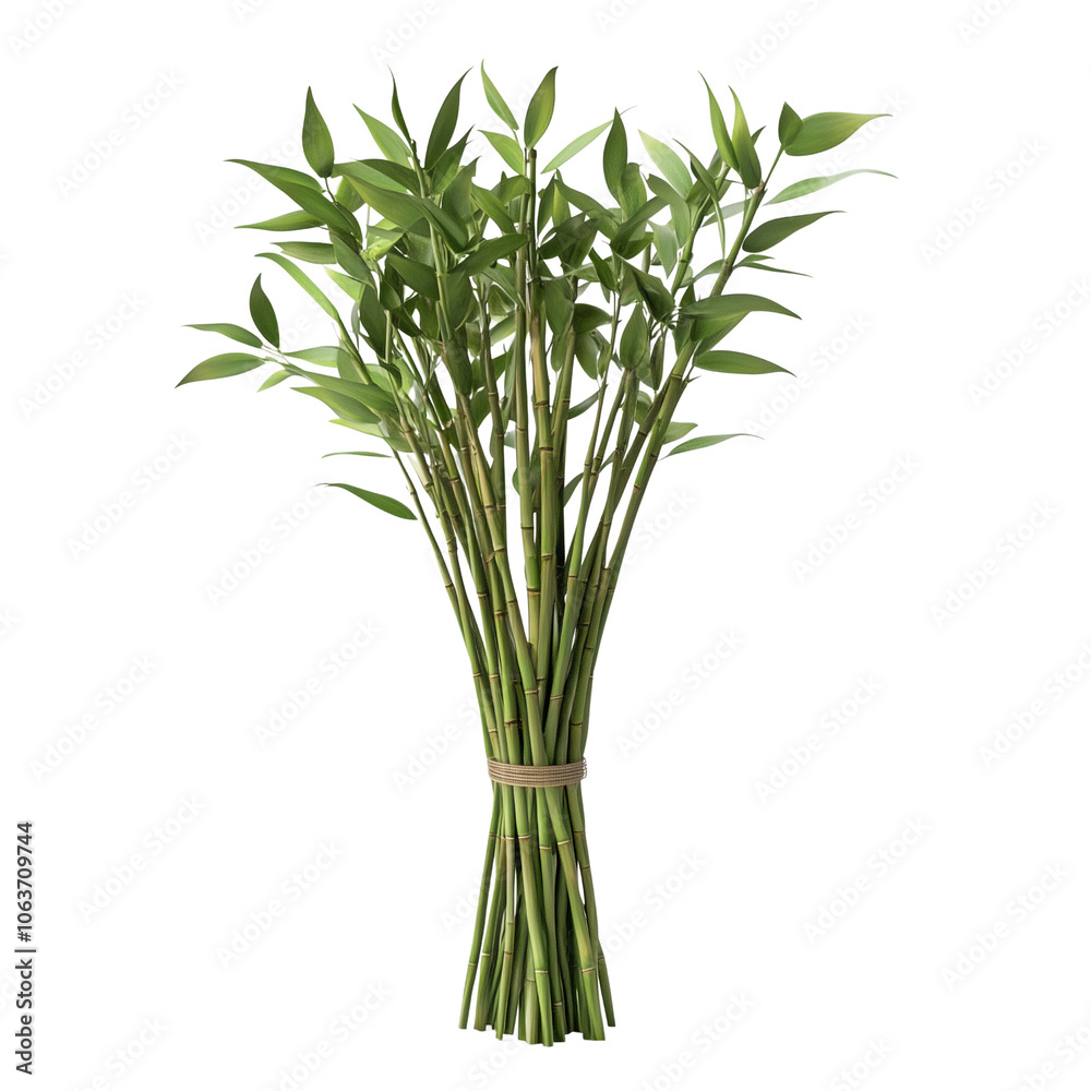 Lucky bamboo isolated on a transparent background and white background. Photo and PNG file Lucky bamboo isolated on a transparent background and white background. Photo and PNG file