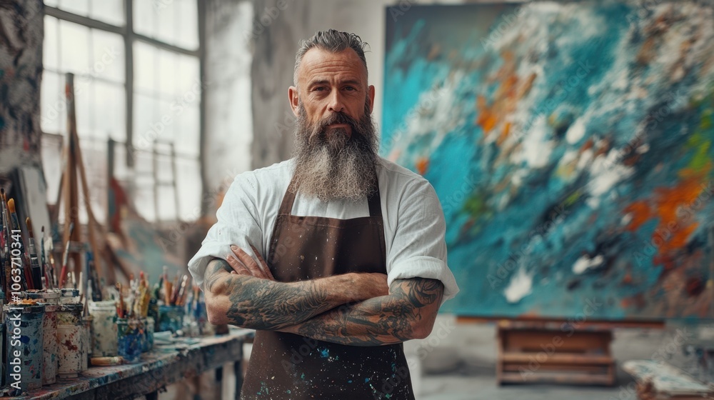 The Artist in Creative Studio The Artist in Creative Studio