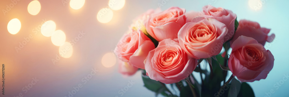 Capture the beauty of pink roses in a stunning floral arrangement for your home decor Capture the beauty of pink roses in a stunning floral arrangement for your home decor