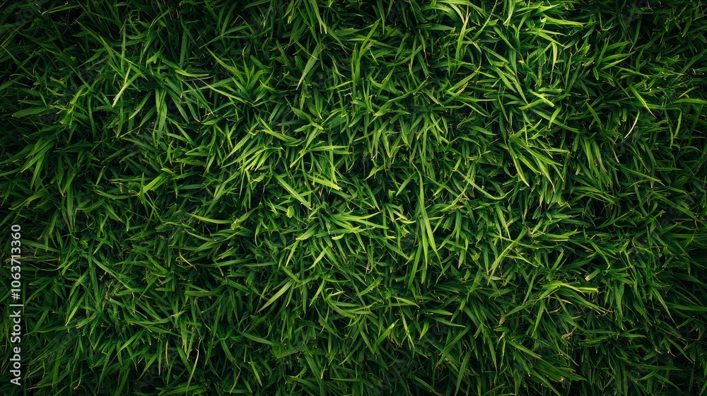 Photo. A meadow with lush green grass