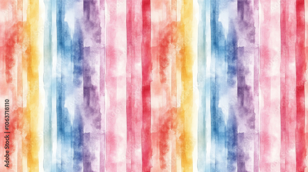 Soft pastel vertical lines in a seamless watercolor texture pattern ideal for crafting and design projects Soft pastel vertical lines in a seamless watercolor texture pattern ideal for crafting and design projects