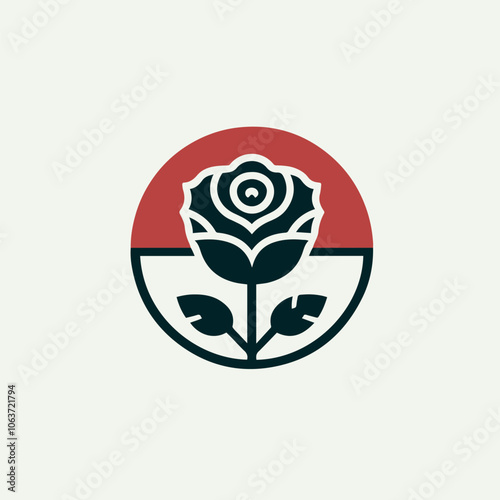 rose logo illustration