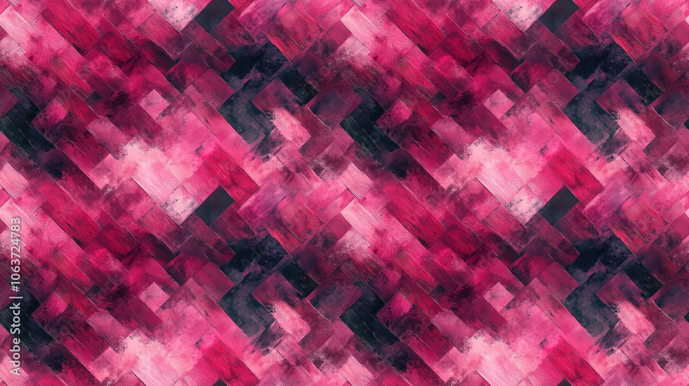 Vibrant pink magenta grunge textured pattern featuring artistic geometry and watercolor effects ideal for modern textile designs abstract art projects Vibrant pink magenta grunge textured pattern featuring artistic geometry and watercolor effects ideal for modern textile designs abstract art projects