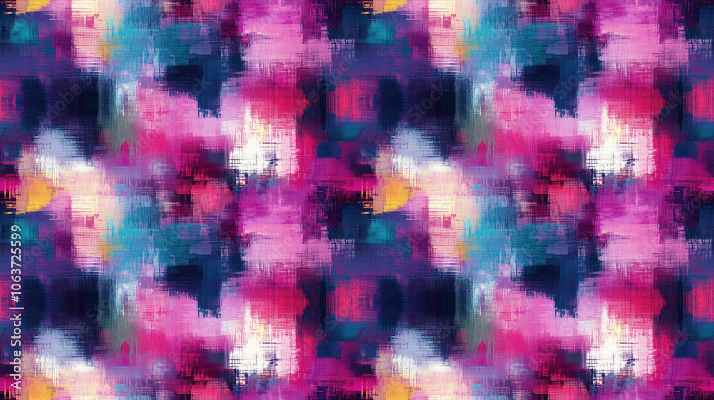 Vibrant abstract painting with intricate patterns and textures seamless design for background use Vibrant abstract painting with intricate patterns and textures seamless design for background use