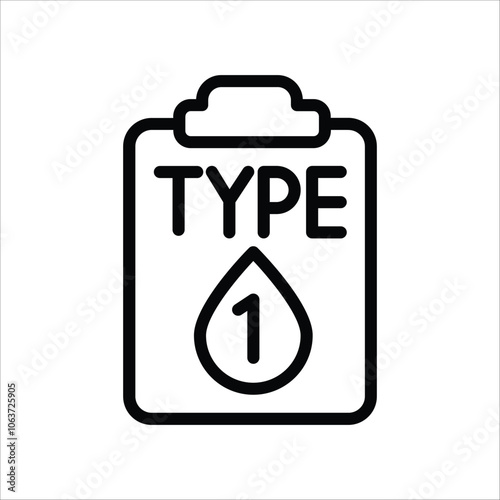 This is a Nice Diognosis diabetes Icon Design