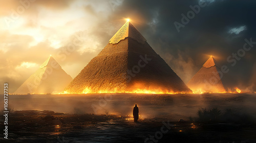 Pyramids in the Desert - Il...