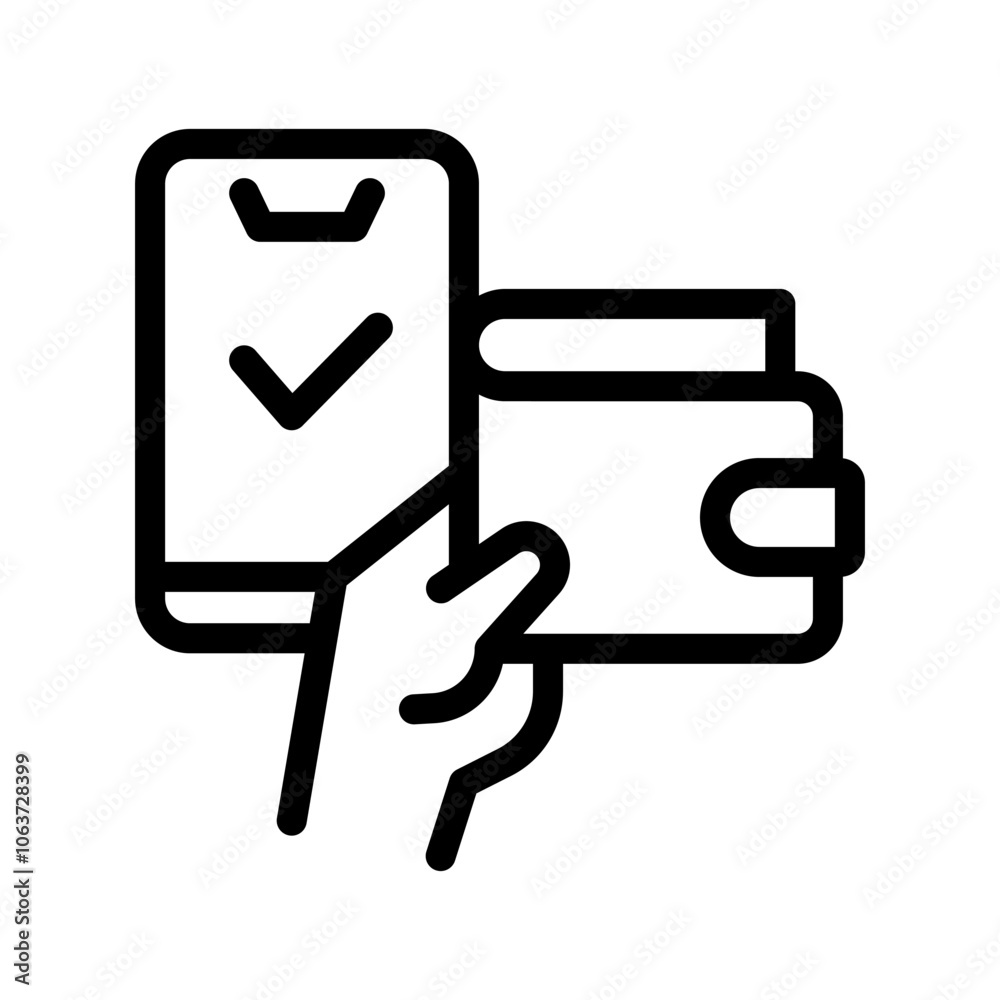 1 payment method line icon illustration vector graphic 1 payment method line icon illustration vector graphic