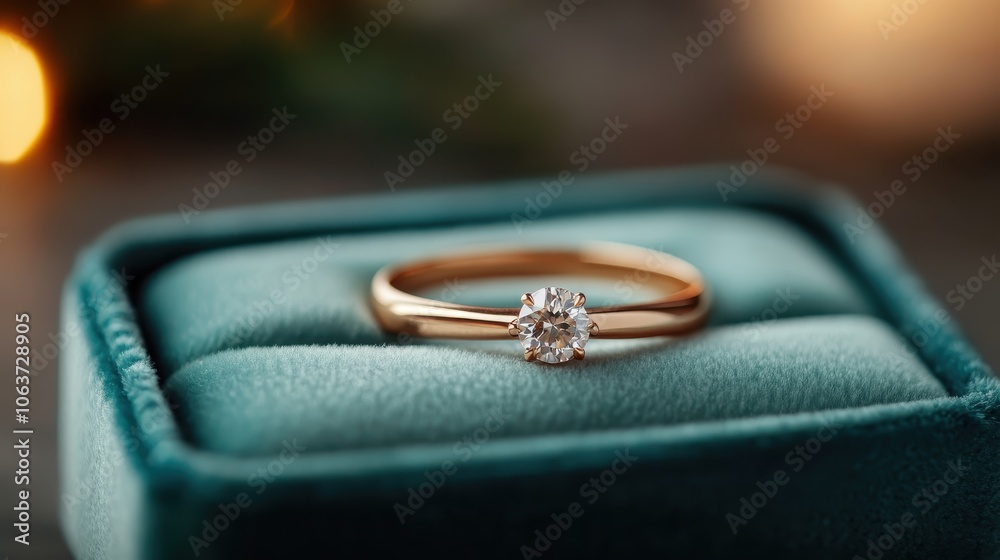 A radiant diamond ring with a delicate gold band is elegantly displayed on a plush velvet surface, symbolizing refined luxury and timeless beauty. A radiant diamond ring with a delicate gold band is elegantly displayed on a plush velvet surface, symbolizing refined luxury and timeless beauty.