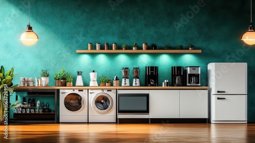 The Modern Kitchen Interior