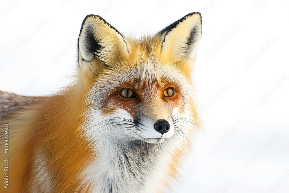 Fototapeta premium Close-up of red fox with intense gaze