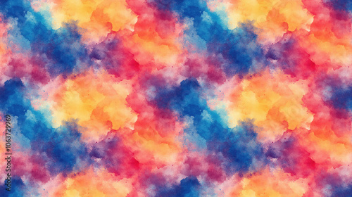 Abstract watercolor texture seamless pattern vibrant and fluid design for creative backgrounds