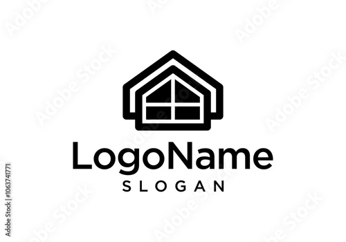 simple house logo icon vector. logo vector icon illustration house logo design.