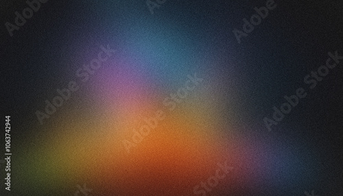 Soft focus colorful gradient background with blurred grainy texture, perfect for abstract designs