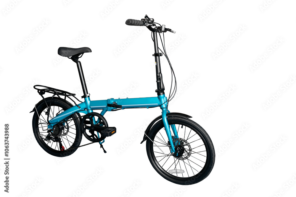 Fototapeta premium Folding compact bike.