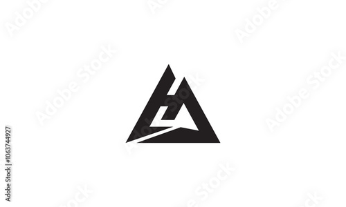 Free Download HA logo, HA Letter Initial Logo Design Template Vector Illustration - GFXLoad