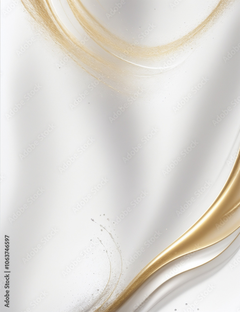 Fototapeta premium abstract background with waves - abstract golden wave background - Generative AI