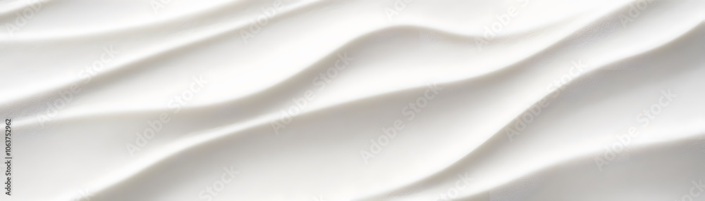 Abstract White Background with Smooth Wavy Texture Abstract White Background with Smooth Wavy Texture