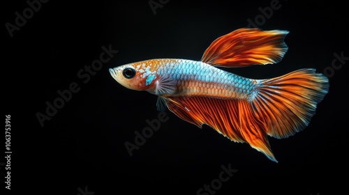 Colorful Siamese Fighting Fish