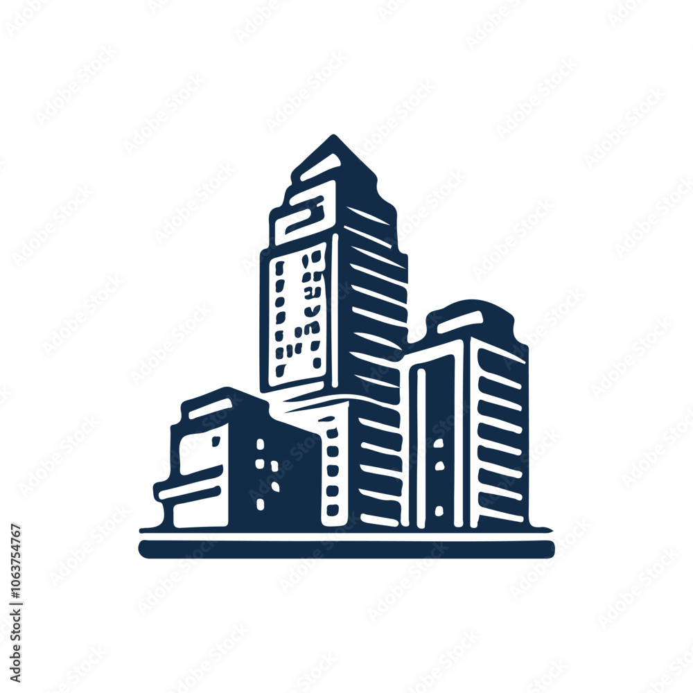 Obraz premium Building Logo Illustrations
