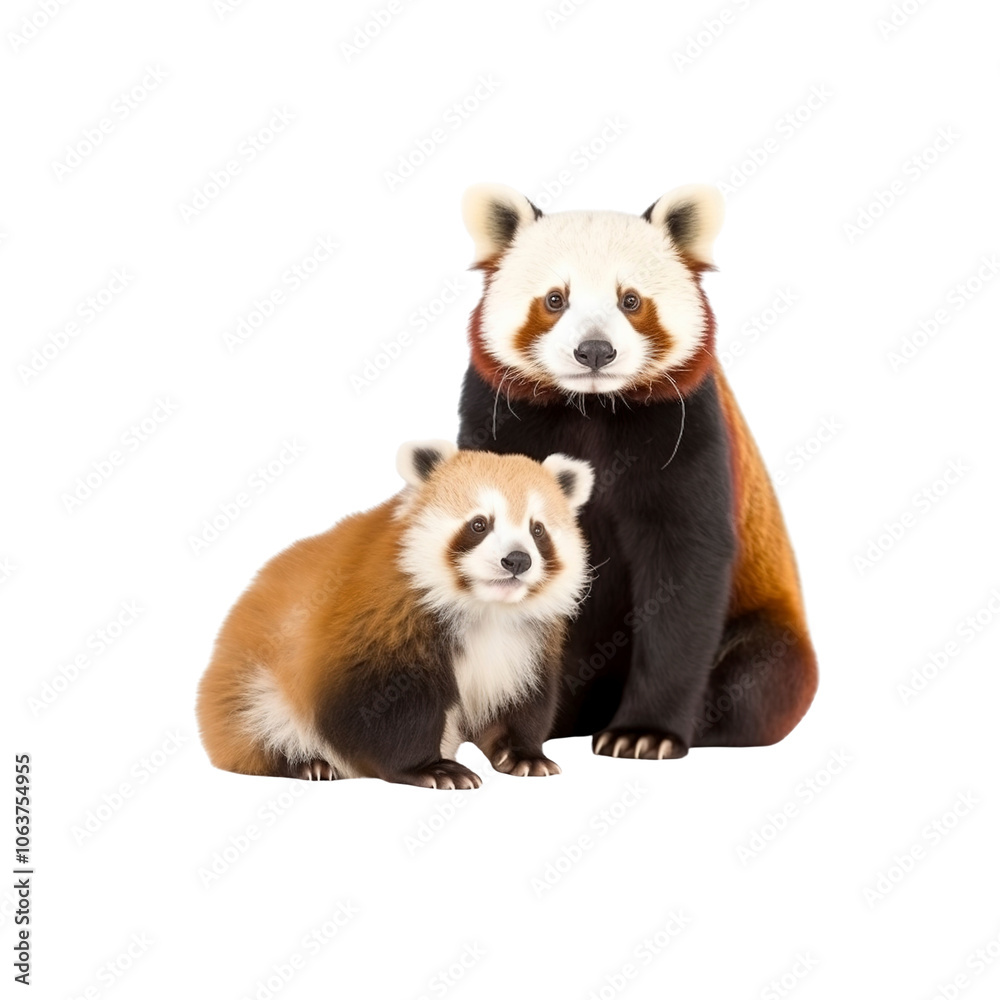 Red Panda Family Portrait Red Panda Family Portrait