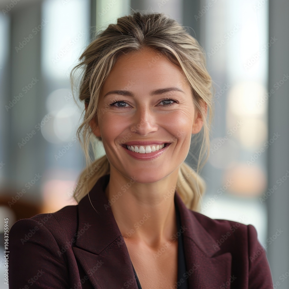 Confident Australian businesswoman in the office, portrait of professional investment banker Confident Australian businesswoman in the office, portrait of professional investment banker