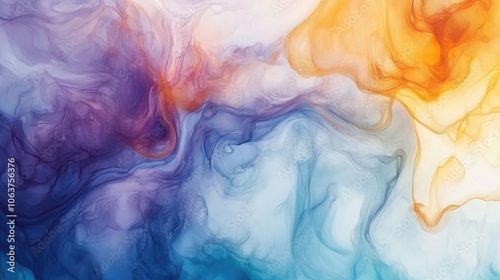 Abstract Colorful Fluid Art Background Abstract Colorful Fluid Art Background