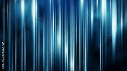 Abstract blue background with vertical lines and fog.