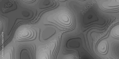 Abstract luxury multicolor modern 3d papercut background. Minimal abstract vector wave carve diamond topography line circle creative topography map circle and wave line smooth multilayer pattern.