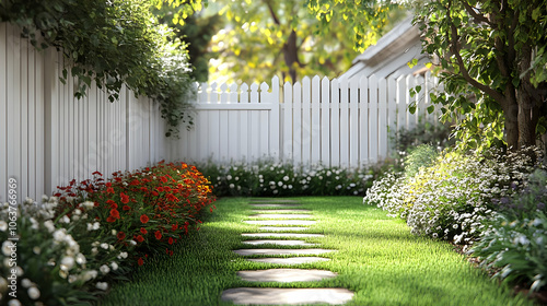 Stone Pathway through a Lus...
