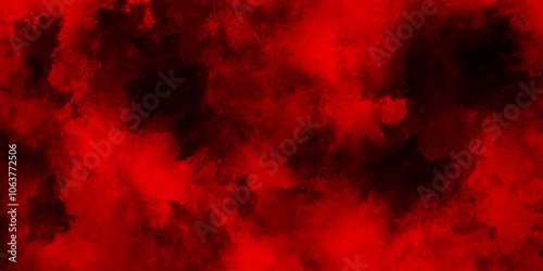 Liquid smoke rising mist or smog brush effect grunge texture, Abstract grainy and grunge Smoke Like Clouds, red and black smoke texture with clouds, grunge Red steam on a black background.