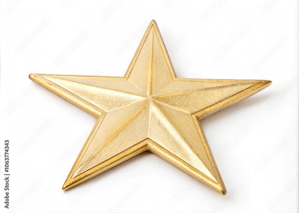 Fototapeta premium Star isolated on white background 