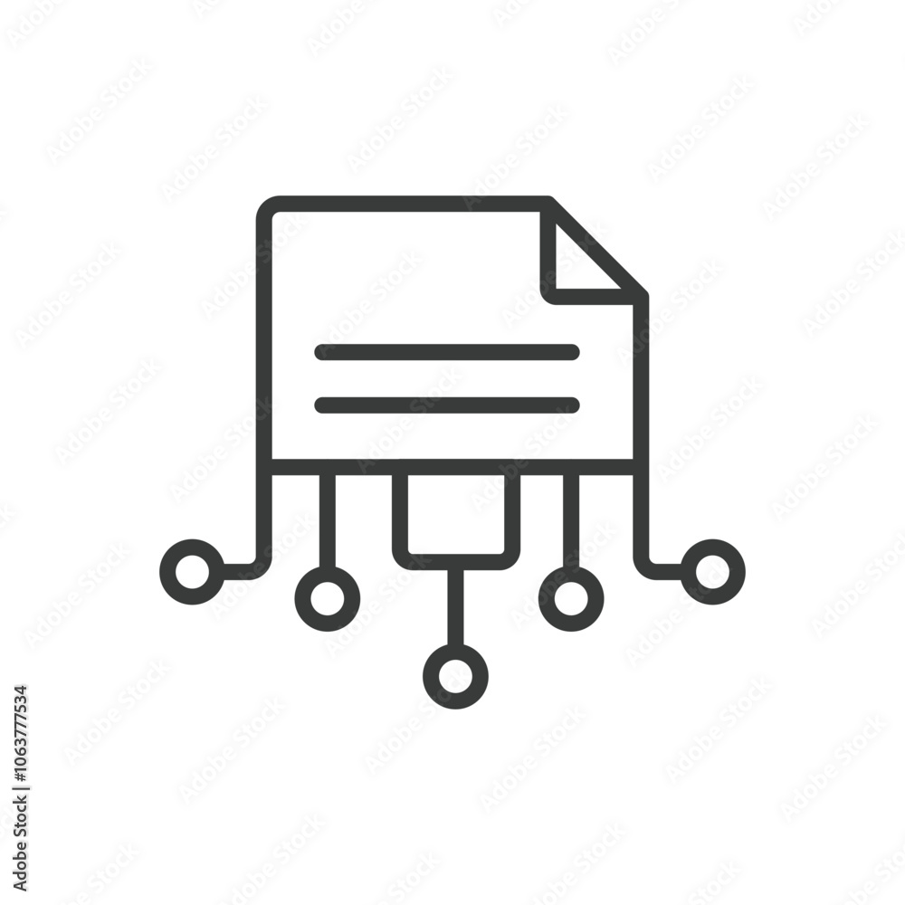 Document digitization, icon in line design. Document, digitization, digital, conversion, data, file, paperless on white background vector. Document digitization editable stroke icon Document digitization, icon in line design. Document, digitization, digital, conversion, data, file, paperless on white background vector. Document digitization editable stroke icon