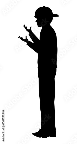 Man Silhouette Illustration