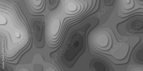 Abstract luxury multicolor modern 3d papercut background. Minimal abstract vector wave carve diamond topography line circle creative topography map circle and wave line smooth multilayer pattern.