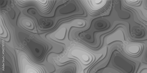 Abstract luxury multicolor modern 3d papercut background. Minimal abstract vector wave carve diamond topography line circle creative topography map circle and wave line smooth multilayer pattern.