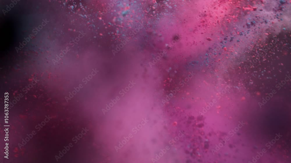 Super Slow Motion of Colored Powder Explosion with Rotating Camera. Filmed on High Speed Cinema Camera, 1000fps. Super Slow Motion of Colored Powder Explosion with Rotating Camera. Filmed on High Speed Cinema Camera, 1000fps.