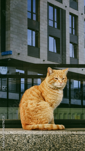 Urban city cat