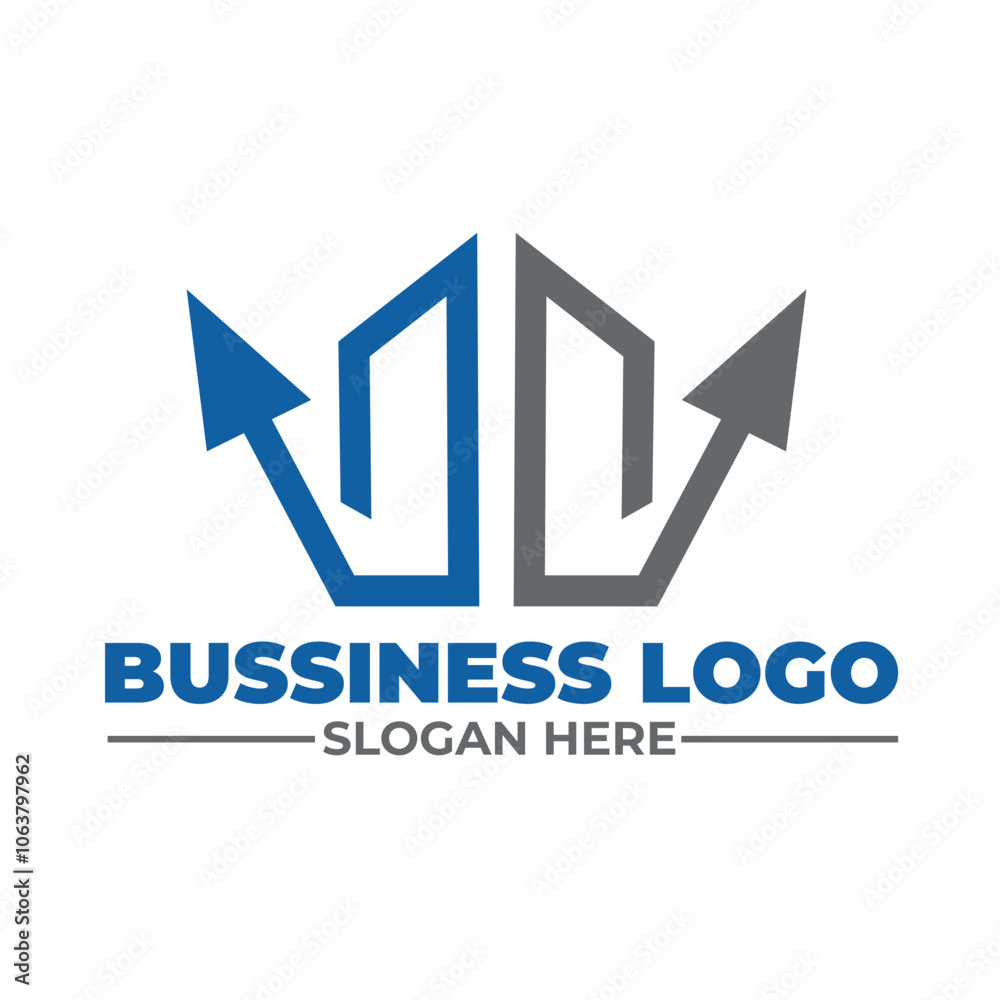 Modern Abstract Arrow Business Logo Design Vector, Creative Geometric Growth Logo for Finance Company Modern Abstract Arrow Business Logo Design Vector, Creative Geometric Growth Logo for Finance Company
