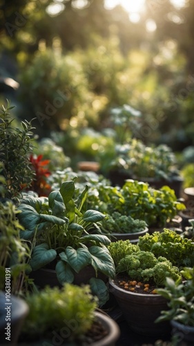 Vegan Garden of Abundance: A Green and Sustainable Oasis