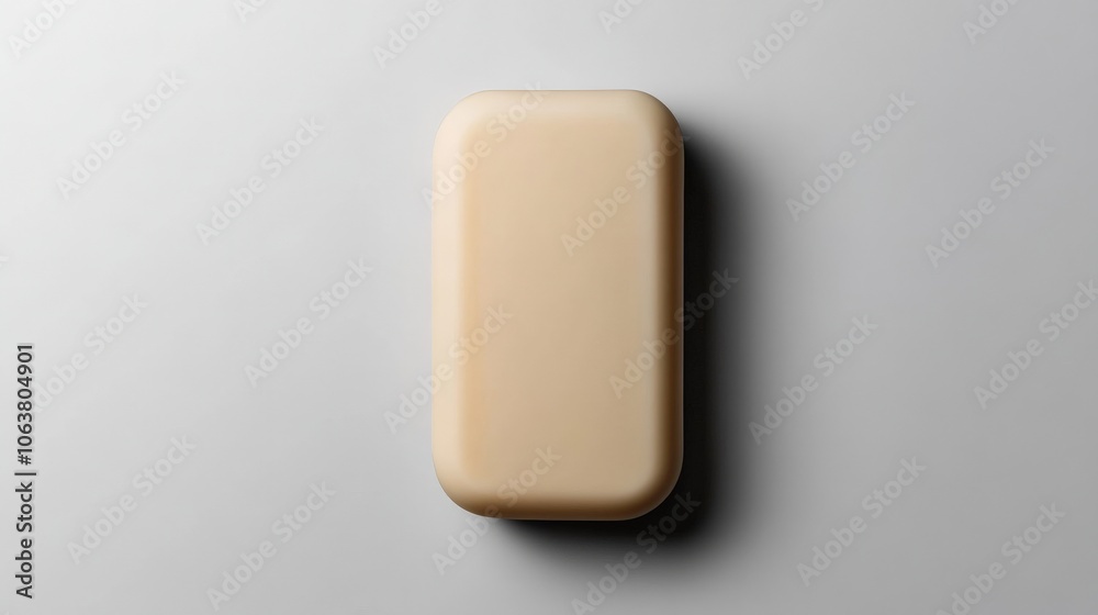 Creamy Beige Soap Bar Mockup Creamy Beige Soap Bar Mockup