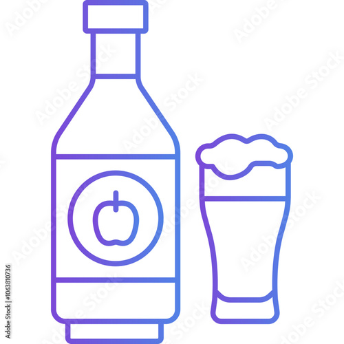 Cider vector icon