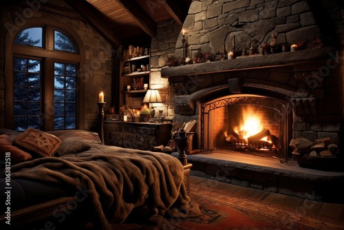 Warm and Inviting Winter Fireplaces